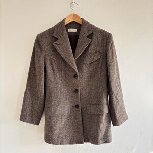 Vintage PASTILLE Wool Blazer Dark Academia